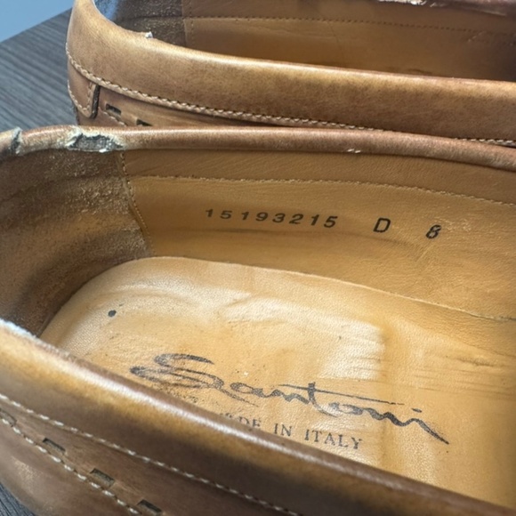 Santoni Penny Loafter - Light Brown Tan - Men\'s Size 8D (Medium) main image 8